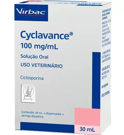 Cyclavance 100 mg/mL para Cães Virbac 30ml