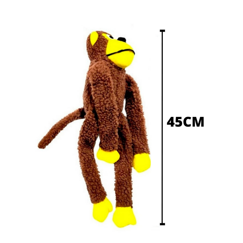 Brinquedo de Pelúcia para Cachorros - Macaco AUmigão