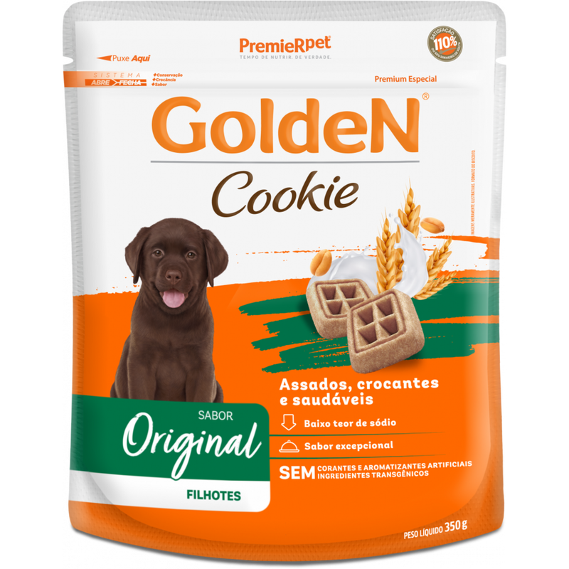 Biscoito Golden Cookie Cães Filhotes 350g