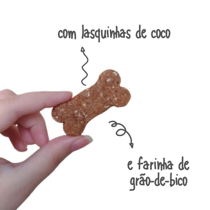 Biscoito Instinto Natural Abóbora & Coco para Cachorros 150g