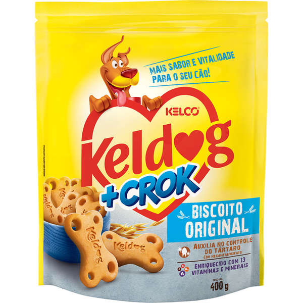 Biscoito Keldog + Crok Original 400g