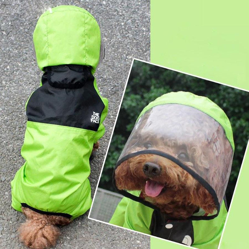 Capa de chuva Impermeável para Cachorros - The Dog Face