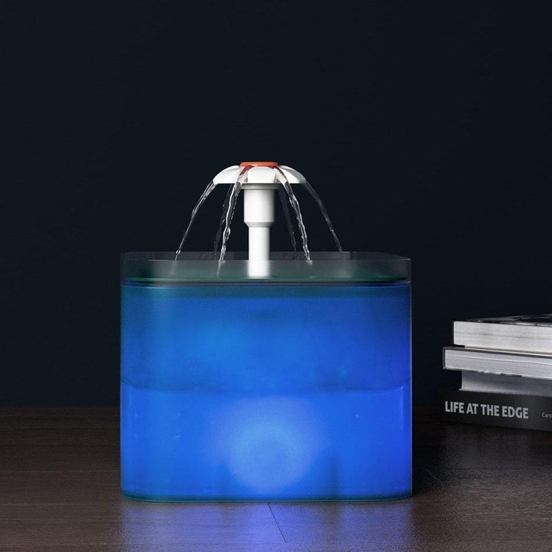 Fonte de Água para Gatos - Sensor de Movimento, Filtro de 4 camadas e LED