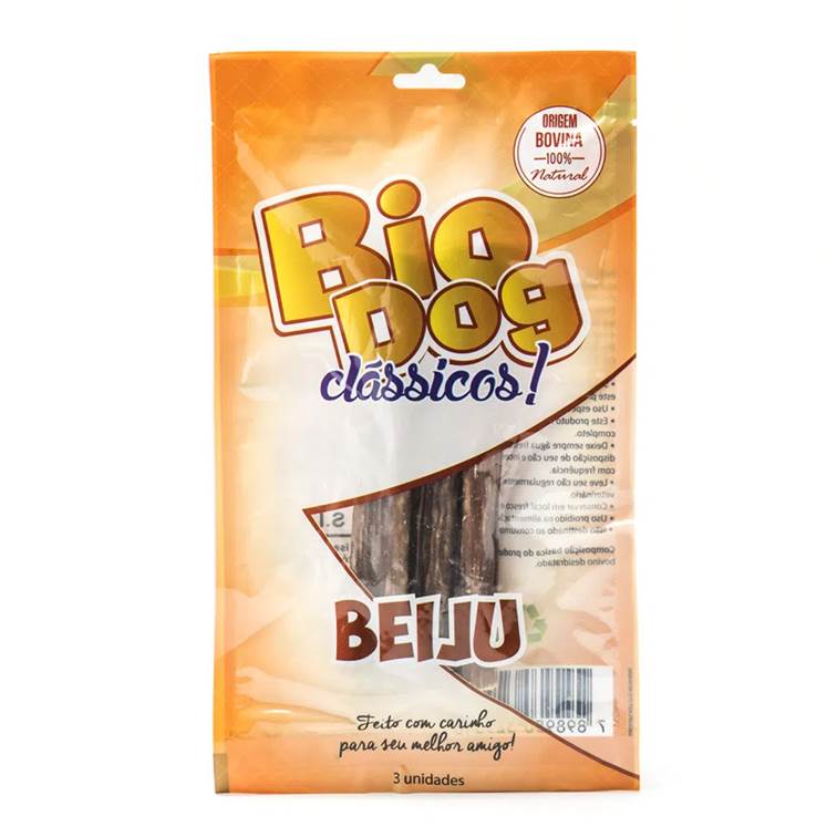 Petisco Gourmet Beiju BioDog 3 unidades