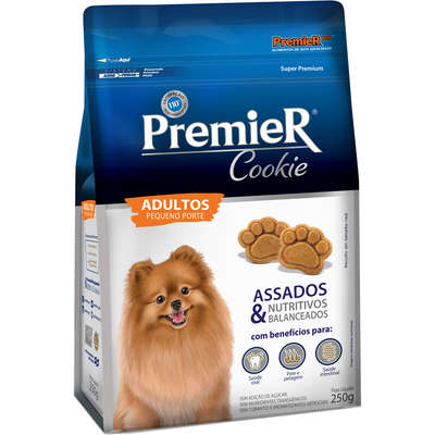 Petisco Premier Cookie Cães Adultos Pequeno Porte 250g