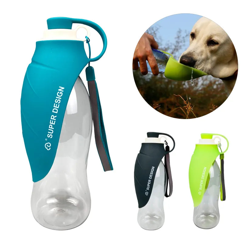 Garrafa de Água Portátil para Pets - Mantenha seu Amigo Hidratado em Movimento!