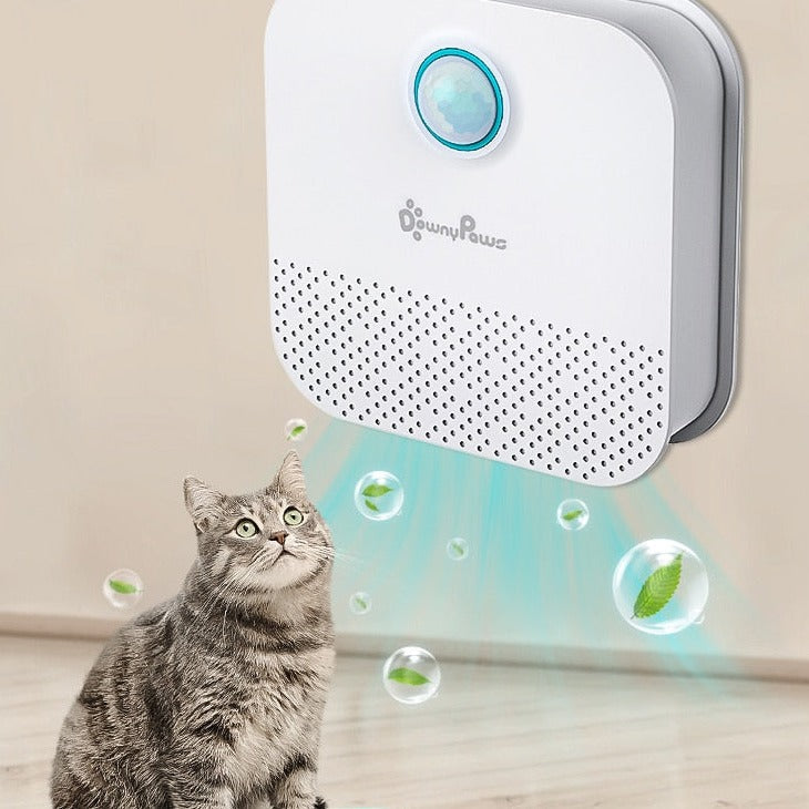 Desodorizador Automático para Ambientes com Gatos - Cat Air Cleaner